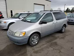 Salvage cars for sale at Woodburn, OR auction: 2003 Toyota Sienna CE