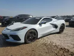 Salvage cars for sale at Houston, TX auction: 2024 Chevrolet Corvette Stingray 1LT