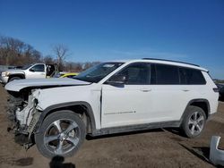 Salvage cars for sale at Des Moines, IA auction: 2023 Jeep Grand Cherokee L Limited