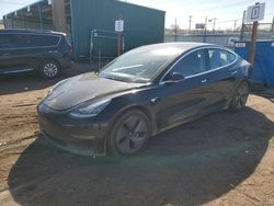 Salvage cars for sale at Colorado Springs, CO auction: 2018 Tesla Model 3