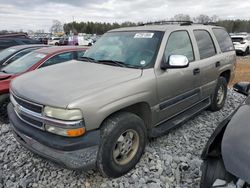 Chevrolet salvage cars for sale: 2001 Chevrolet Tahoe C1500