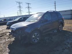 Salvage cars for sale at Elgin, IL auction: 2017 Subaru Forester 2.5I Premium