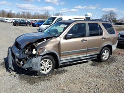 Salvage cars for sale at Hillsborough, NJ auction: 2002 Honda CR-V EX