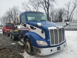 Salvage trucks for sale at Angola, NY auction: 2016 Peterbilt 579 Semi Truck