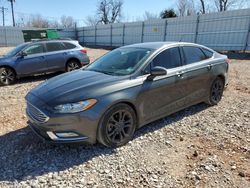 Salvage cars for sale at Oklahoma City, OK auction: 2018 Ford Fusion SE