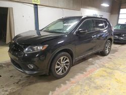 Salvage cars for sale at Indianapolis, IN auction: 2015 Nissan Rogue S