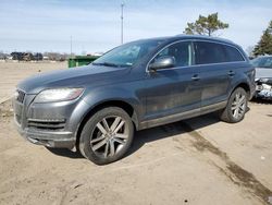 Salvage cars for sale at Woodhaven, MI auction: 2014 Audi Q7 Premium Plus