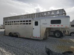 Salvage trucks for sale at Greenwood, NE auction: 2012 4-Star Livestock Trailer