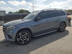 Mercedes-Benz salvage cars for sale: 2017 Mercedes-Benz GLS 550 4matic