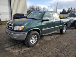 Salvage cars for sale at Woodburn, OR auction: 2000 Toyota Tundra Access Cab