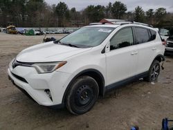 Salvage cars for sale at Mendon, MA auction: 2016 Toyota Rav4 XLE