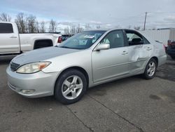 Salvage cars for sale at Portland, OR auction: 2003 Toyota Camry LE