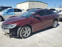 Salvage cars for sale from Copart Haslet, TX: 2016 Chrysler 200 Limited