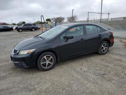 Salvage cars for sale at San Diego, CA auction: 2015 Honda Civic SE