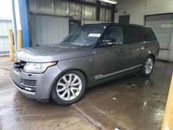 Salvage cars for sale at Chicago Heights, IL auction: 2016 Land Rover Range Rover Supercharged