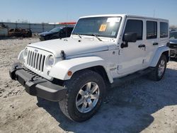 Salvage cars for sale at Cahokia Heights, IL auction: 2016 Jeep Wrangler Unlimited Sahara