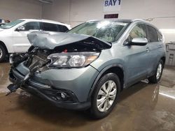 Salvage cars for sale at Elgin, IL auction: 2012 Honda CR-V EXL