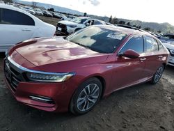 Honda salvage cars for sale: 2018 Honda Accord Touring Hybrid