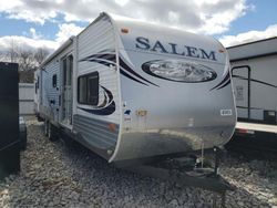 Salvage trucks for sale at Hurricane, WV auction: 2013 Salem Travel Trailer