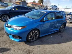 Scion salvage cars for sale: 2016 Scion IM