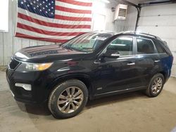 Salvage cars for sale at Lyman, ME auction: 2011 KIA Sorento SX