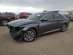 Salvage cars for sale at Brighton, CO auction: 2018 Honda Accord Hybrid EX