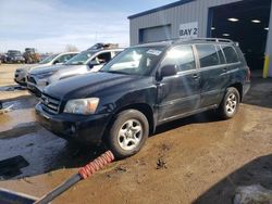 Salvage cars for sale at Elgin, IL auction: 2007 Toyota Highlander