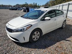 Salvage cars for sale at Riverview, FL auction: 2018 KIA Forte LX