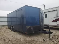 Salvage trucks for sale at Elgin, IL auction: 2024 RC Enclosed Cargo Trailer