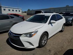 Salvage cars for sale at Albuquerque, NM auction: 2017 Toyota Camry LE