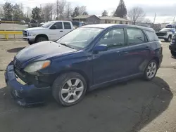 Salvage cars for sale at Denver, CO auction: 2006 Toyota Corolla Matrix XR