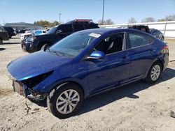 Salvage cars for sale at Sacramento, CA auction: 2020 Hyundai Accent SE