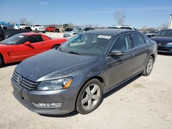 Salvage cars for sale from Copart Kansas City, KS: 2015 Volkswagen Passat S