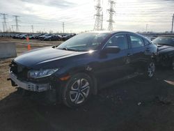 Salvage cars for sale at Elgin, IL auction: 2018 Honda Civic LX