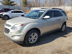 Salvage cars for sale at Davison, MI auction: 2016 Chevrolet Equinox LT