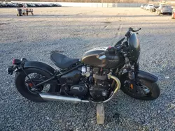 Salvage motorcycles for sale at Gastonia, NC auction: 2023 Triumph Bonneville Bobber