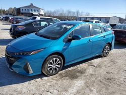 Salvage cars for sale at North Billerica, MA auction: 2021 Toyota Prius Prime LE