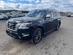 Salvage cars for sale at East Granby, CT auction: 2023 Nissan Armada Platinum