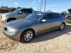 BMW 7 Series salvage cars for sale: 2007 BMW 750