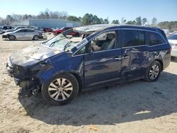 Salvage cars for sale at Hampton, VA auction: 2016 Honda Odyssey SE