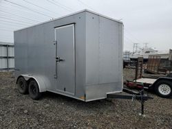 Salvage trucks for sale at Elgin, IL auction: 2023 Formula 2023 Novae Enclosed Cargo Trailer