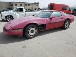 Salvage cars for sale at Wilmer, TX auction: 1984 Chevrolet Corvette