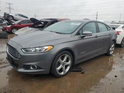 Salvage cars for sale at Elgin, IL auction: 2014 Ford Fusion SE Hybrid