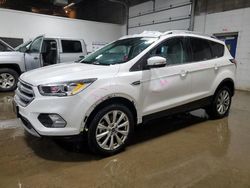 Salvage cars for sale at Blaine, MN auction: 2017 Ford Escape Titanium