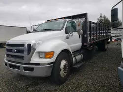 Salvage trucks for sale at Graham, WA auction: 2015 Ford F650 Super Duty