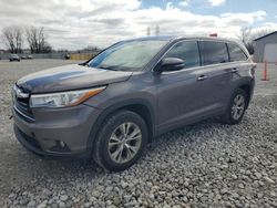 2015 Toyota Highlander LE en venta en Barberton, OH