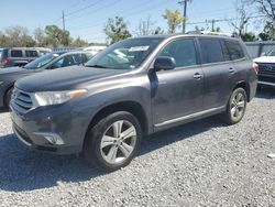 Salvage cars for sale at Riverview, FL auction: 2012 Toyota Highlander Limited