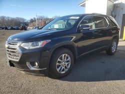 Salvage cars for sale at East Granby, CT auction: 2018 Chevrolet Traverse LT