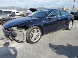 Salvage cars for sale at Sun Valley, CA auction: 2013 Tesla Model S