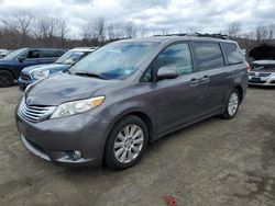 Salvage cars for sale at Marlboro, NY auction: 2011 Toyota Sienna XLE